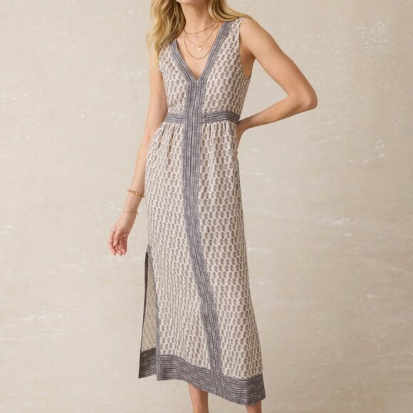 FAHERTY - Macey Linen Maxi Dress - Summer Pearl Blossom - Picture 1 of 3